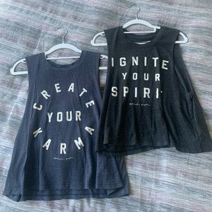 Spiritual Gangster muscle tank pair
